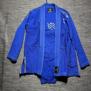 Sanabul Blue A2 Jiu Jitsu Gi BJJ Uniform Martial Arts Kimono 2 piece set no belt